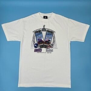 2012 Super Bowl Giants Patriots NFL Graphic Tee